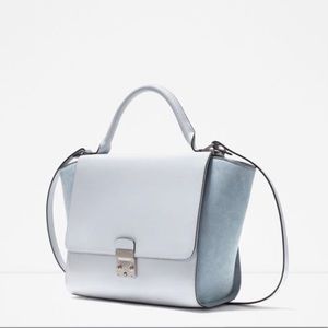 Zara combined city bag with buckle